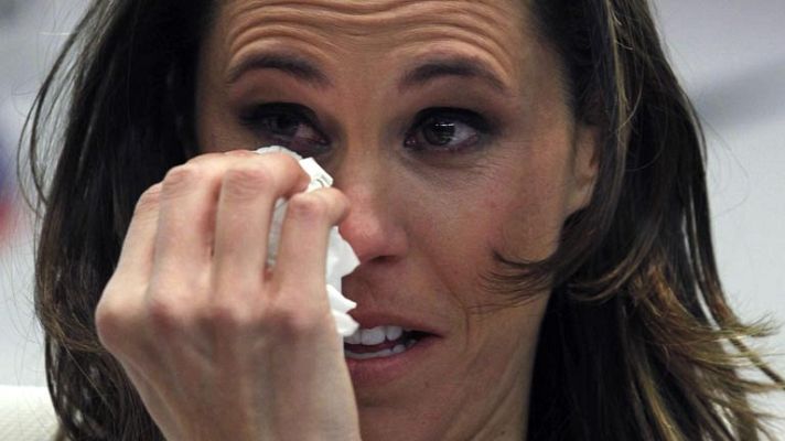 Telediario 1 - Amaya Valdemoro se despide entre lágrimas