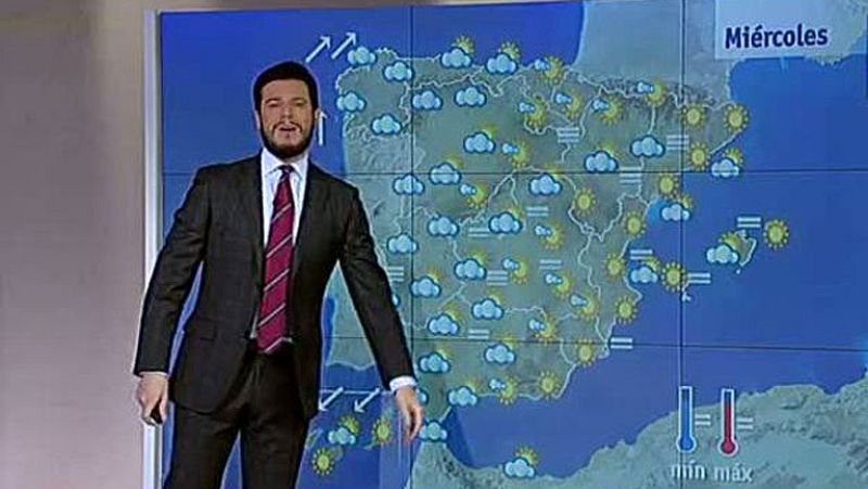 Lluvias persistentes en el noroeste peninsular y temperaturas en ascenso