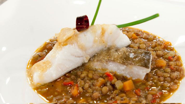 RTVE Cocina - Lentejas estofadas con bacalao