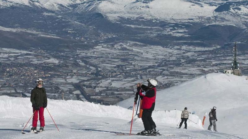 Baja la cota de nieve en la península a los 600 metros