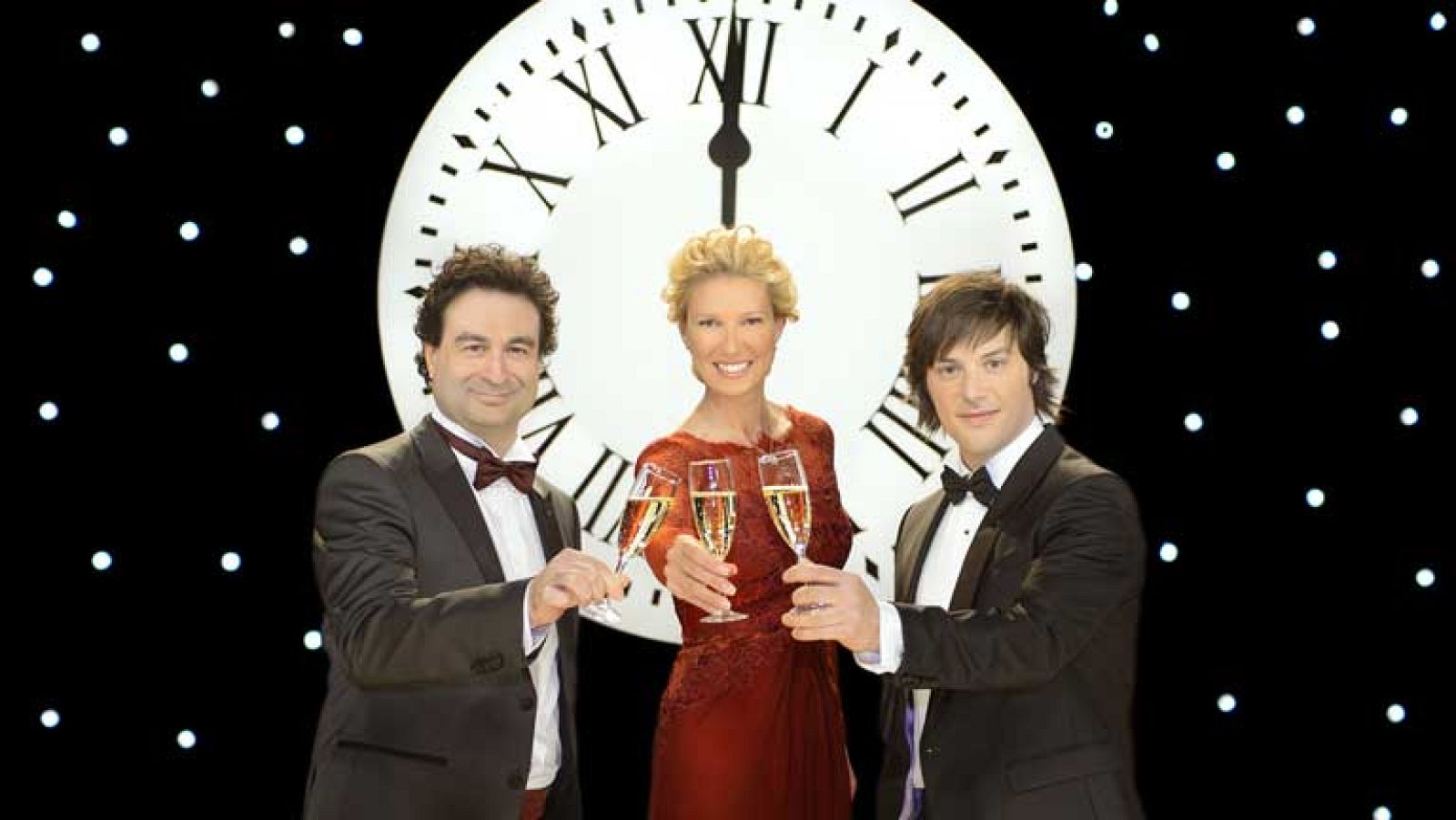 Campanadas 2014 con Anne Igartiburu, Pepe Rodríguez y Jordi Cruz