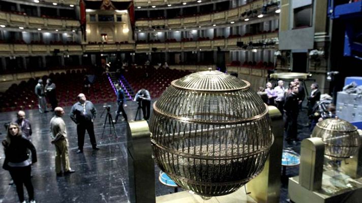 Telediario 1 - Preparativos sorteo lotería