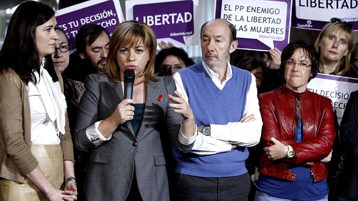 Telediario 1 - PSOE rechaza ley del aborto