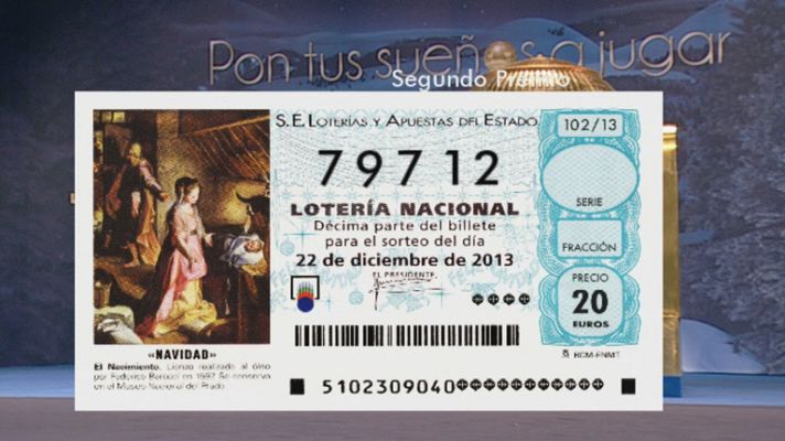 Lotería de Navidad - Vídeo del segundo premio, el 79.712, que se va íntegramente a Granadilla de Abona, en Tenerife