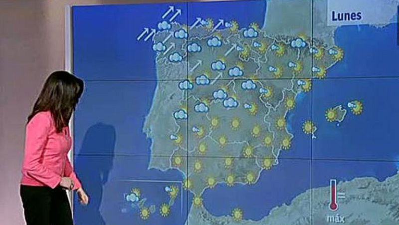 Viento fuerte y precipitaciones en Galicia y tiempo sin cambios en el resto del país