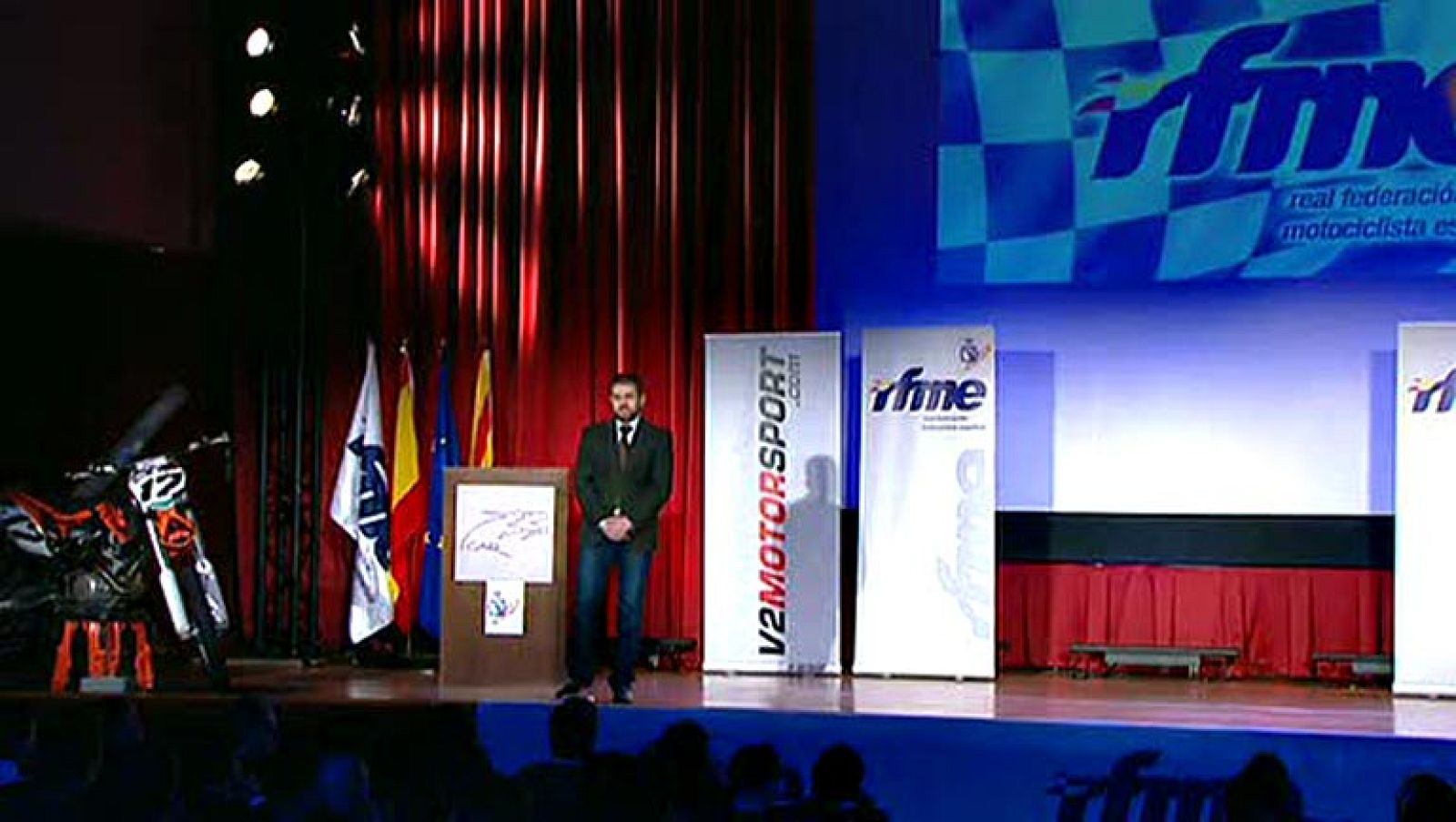 Gala de entrega de Premios de la Federación española de Motociclismo (21/12/2013).