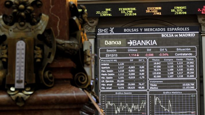 Telediario 1 - Bankia vuelve al IBEX 35