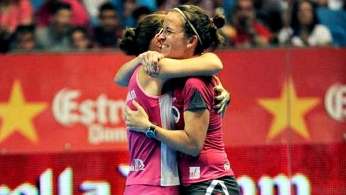 Telediario 1 - Amatriain y Llaguno se estrenan como numeros uno del Pádel