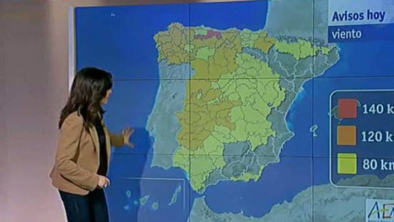 Lluvias, fuertes vientos y temperaturas con pocos cambios