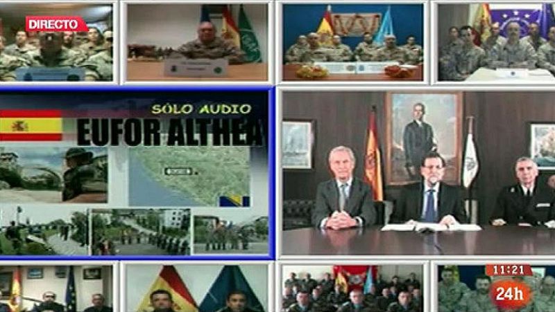 Mensaje de Rajoy a las tropas españolas en el exterior