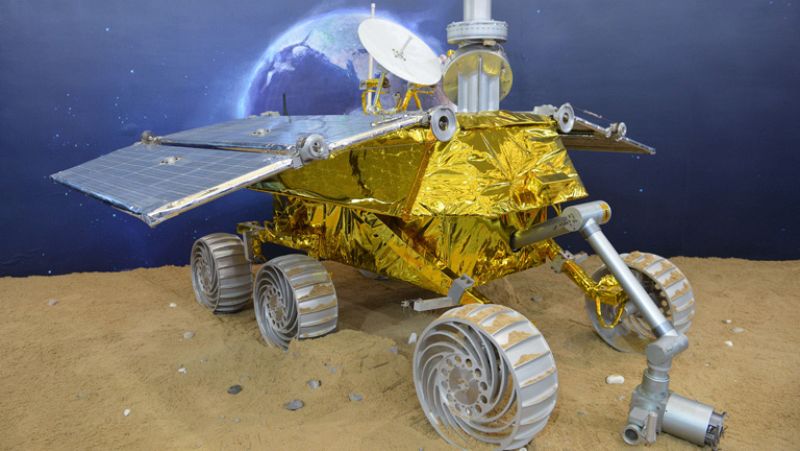 Yutu, el robot explorador de la sonda china no tripulada Chang'e 3, incorpora tecnología española