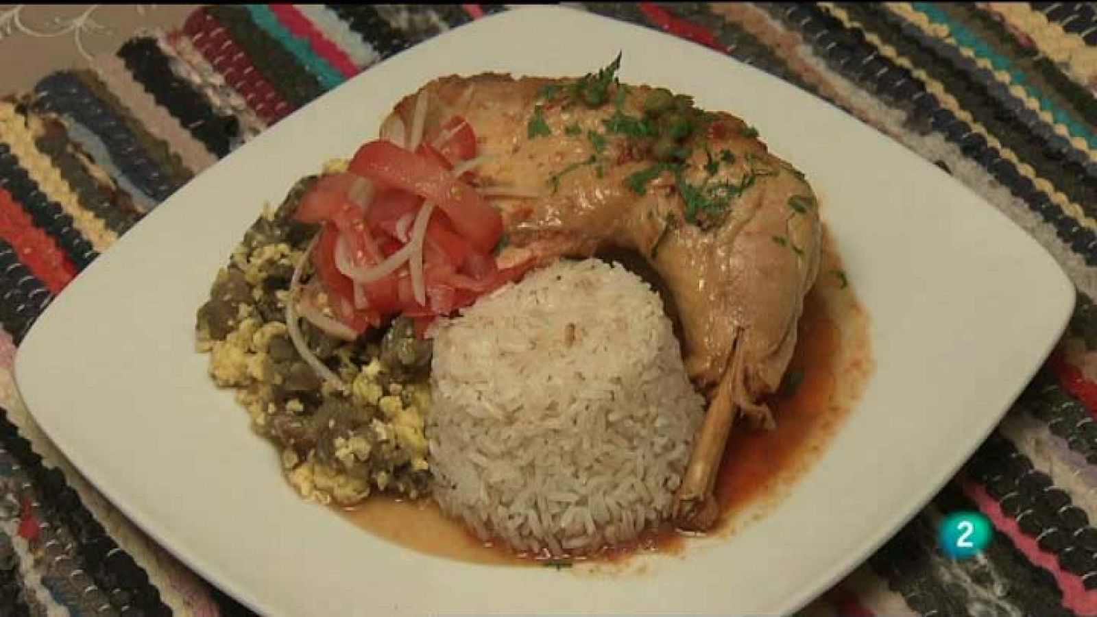 Babel en TVE - Sabores del mundo: Majadito y picante de gallina con aroma de Jerez
