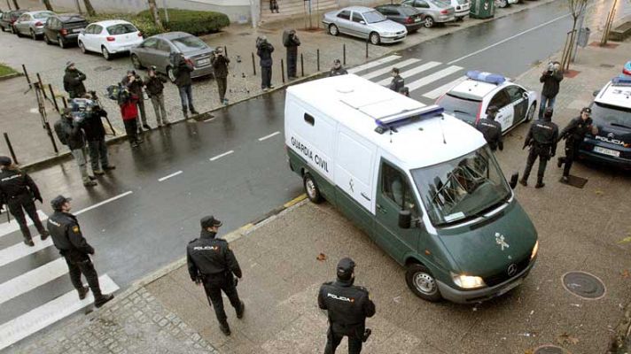 Telediario 1 - Registro por el crimen de Asunta