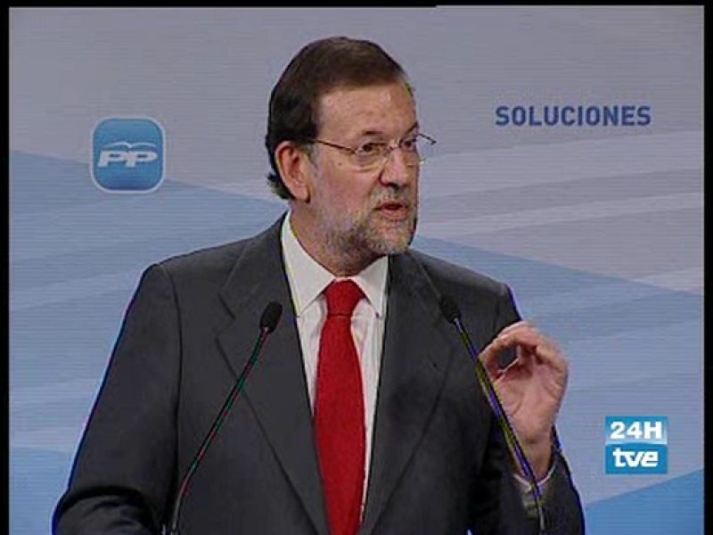 Rajoy critica la inactividad del Gobierno de Zapatero