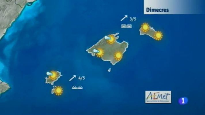 Informatiu Balear - El temps a les Illes Balears - 31/12/13