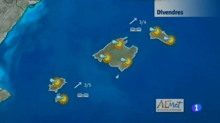 Informatiu Balear - El temps a les Illes Balears - 02/01/14