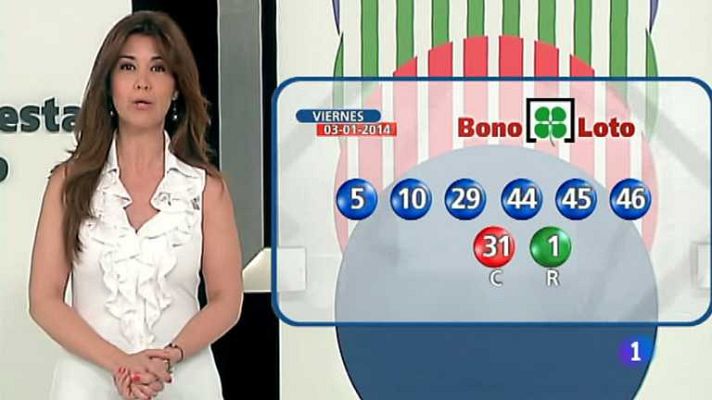 Loterías - Bonoloto + Euromillones - 03/01/14