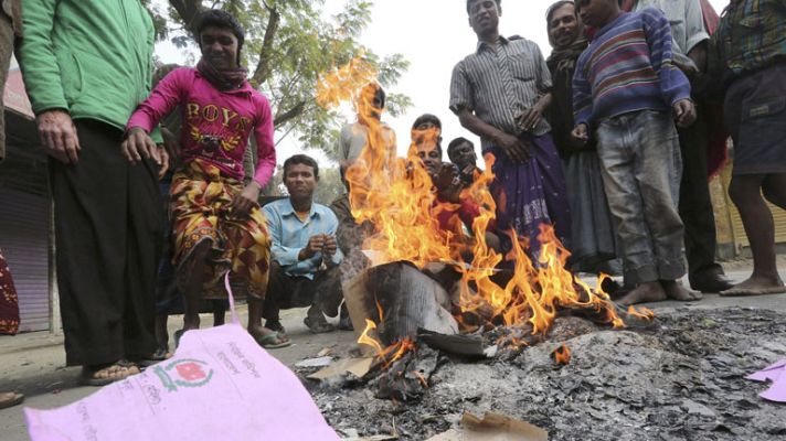 Telediario 1 - Elecciones generales en Bangladesh