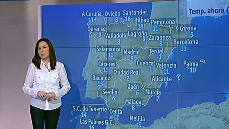 Precipitaciones débiles y temperaturas máximas en ligero ascenso - El tiempo | Ver