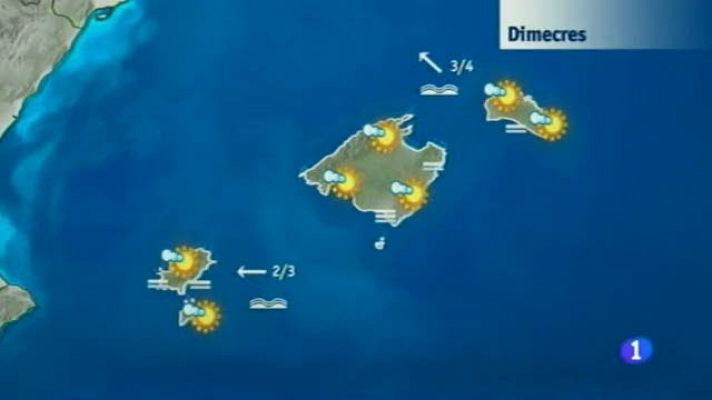 Informatiu Balear - El temps a les Illes Balears - 07/01/14