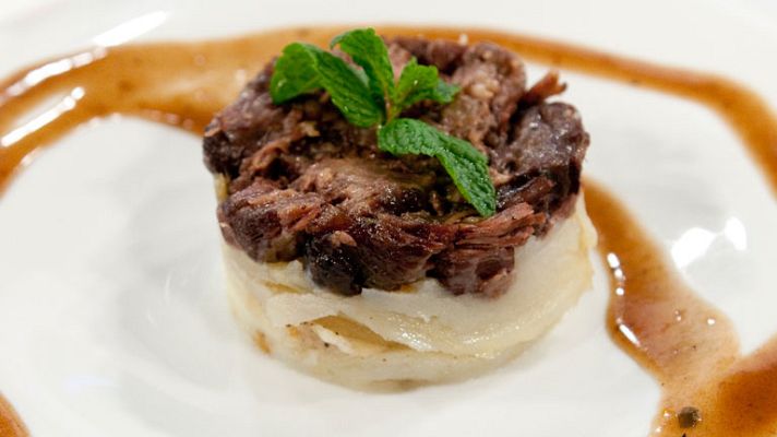 RTVE Cocina - Medallón de rabo de toro en salsa