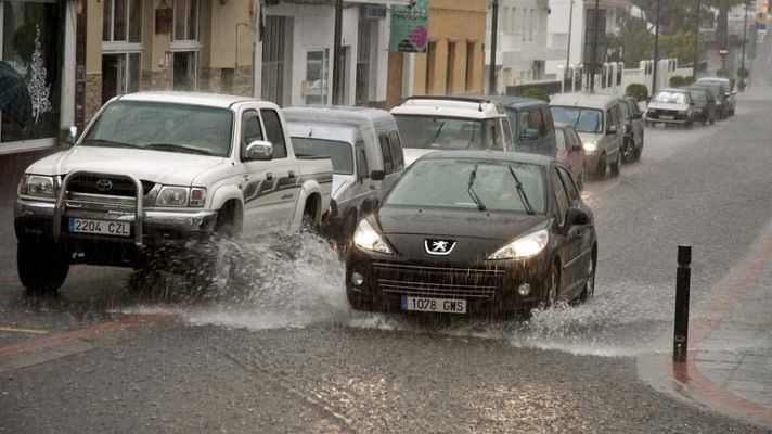 El tiempo - Lluvia en Canarias