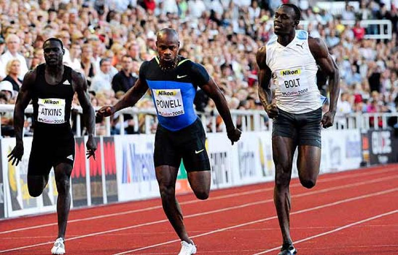 Powell se venga de Bolt en el hectómetro de la reunión de Estocolmo y le vence con un tiempo de 9,88.