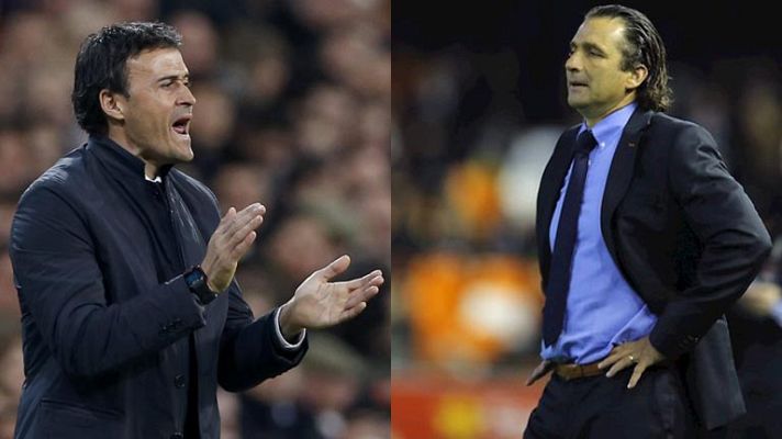 Telediario 1 - Compañeros en el césped, rivales en el banquillo