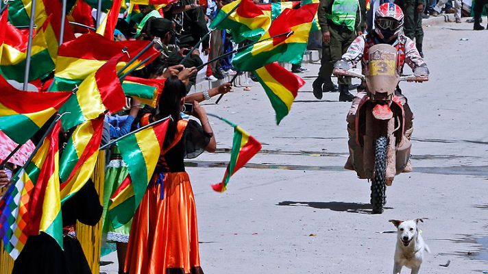 Telediario 1 - Barreda y Sainz ganan la séptima etapa del Dakar