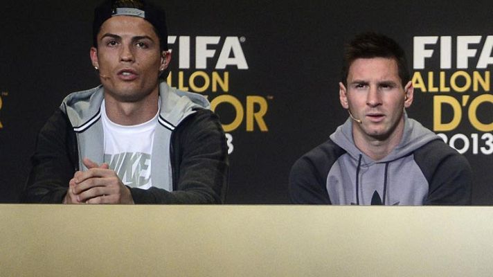 Telediario 1 - Cristiano y Messi sueñan con el Mundial de Brasil