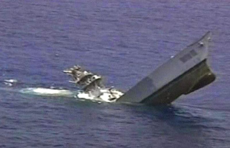 Lanzamiento de un torpedo en Australia
