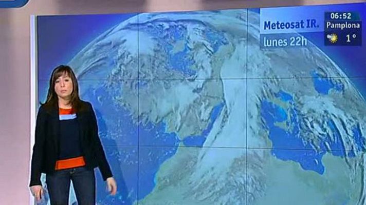 El tiempo - Cielos muy nubosos en todo el país con temperaturas sin cambios