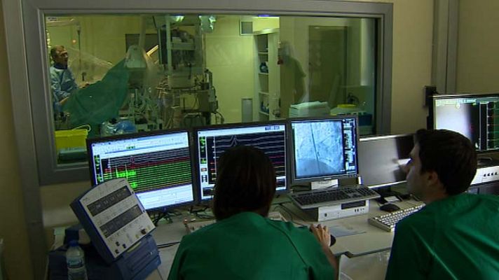Telediario 1 - Técnica pionera cardiología