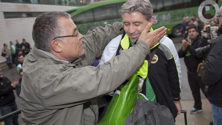 Telediario 1 - Santander, volcada con el Racing