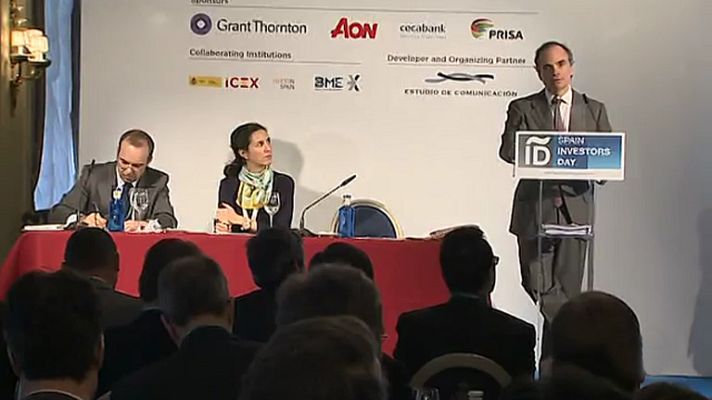 Telediario 1 - Se celebra en Madrid la cuarta edición del "Spain Investors Day"
