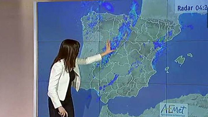 El tiempo - Cielos cubiertos en gran parte del país con precipitaciones