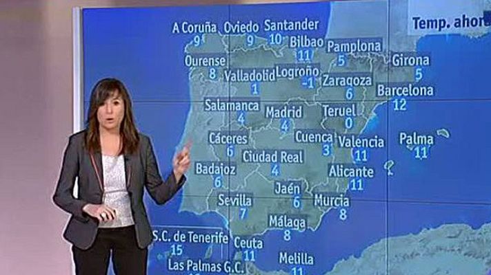 El tiempo - Temperaturas en descenso y lluvias fuertes en Andalucía