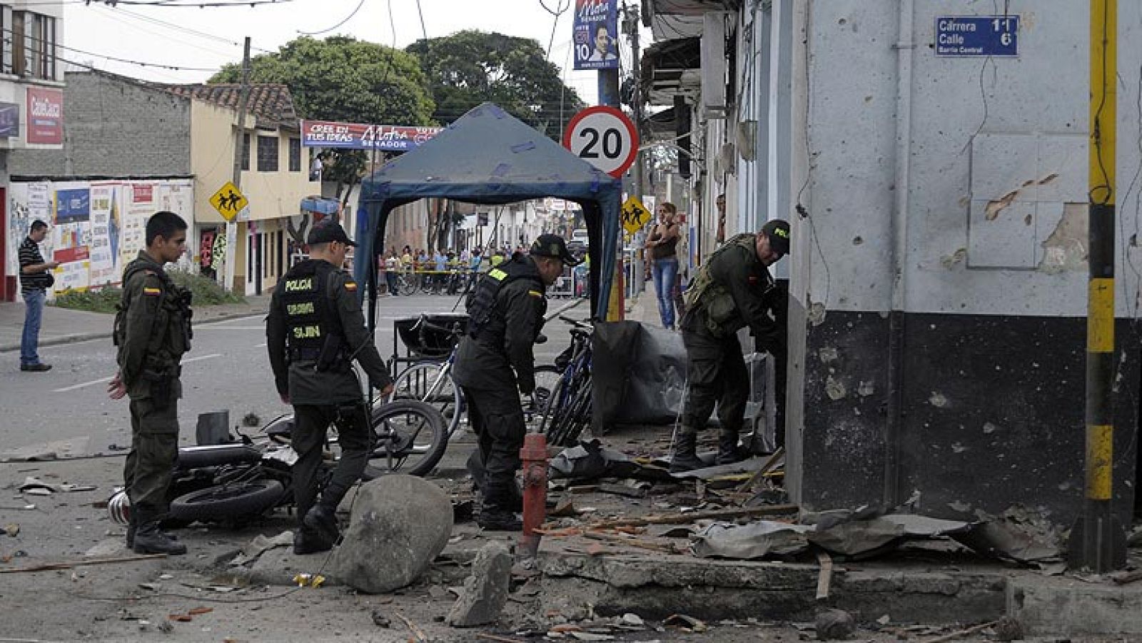 Atentado en Colombia un día después del fin del alto el fuego de las FARC