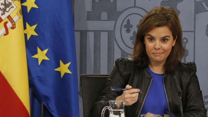 Telediario 1 - Santamaría: "No vamos a permitir actuaciones contra la Constitución y el referéndum lo es"