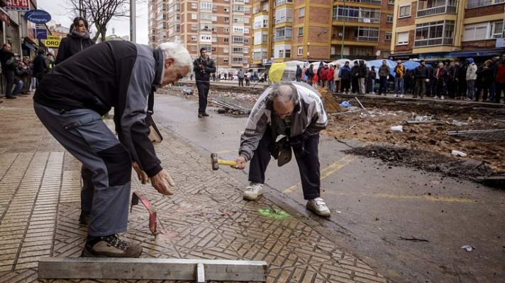 Telediario 1 - No se suspenderán obras Gamonal