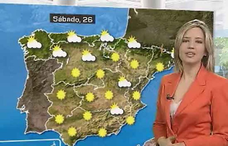 La previsión meteorológica para este sábado habla de restos nubosos en el norte que podrían dejar algunas lluvias y en el resto de España calor y sol