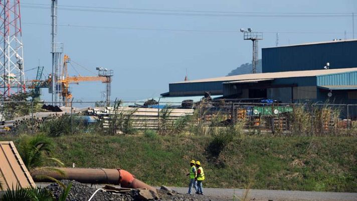 Telediario 1 - Conflicto Canal de Panamá