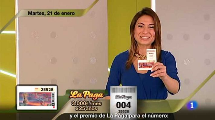 Sorteos ONCE - Sorteo ONCE  - 21/01/14