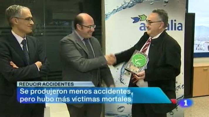 Noticias Murcia - La Comunidad de Murcia en 2'.(22/01/2014)