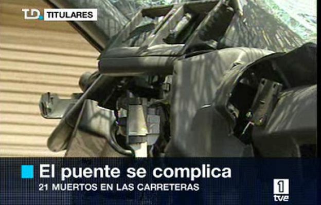 Telediario 1 - Telediario en 4' - 27/07/08