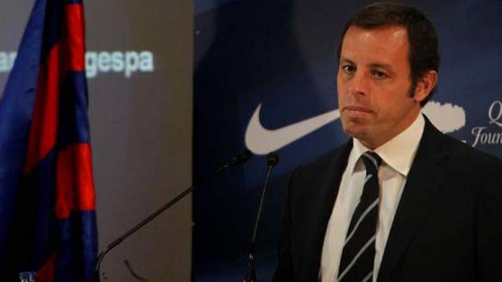 Telediario 1 - Sandro Rosell quiere dejar la presidencia del Barça