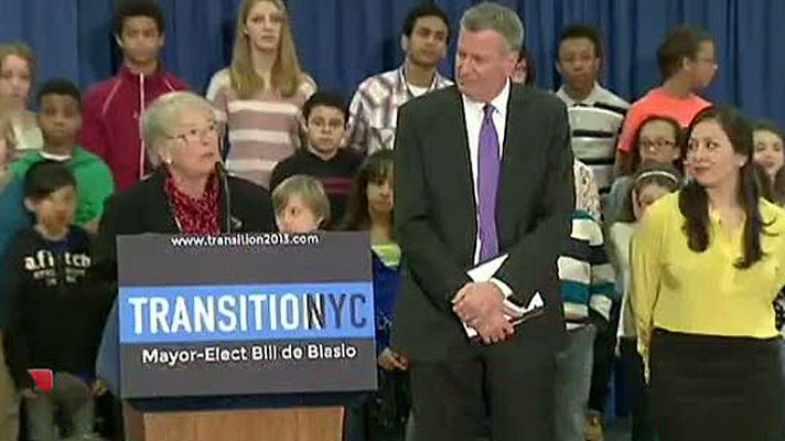 Telediario 1 - Carmen Fariña, nueva líder de las escuelas públicas de Nueva York