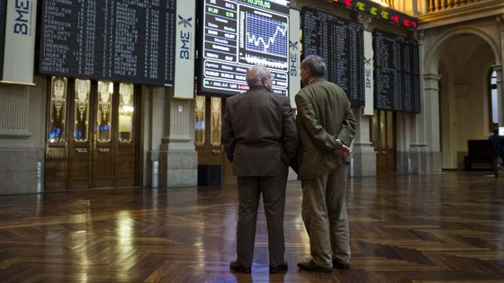Telediario 1 - Recortes en las bolsas europeas