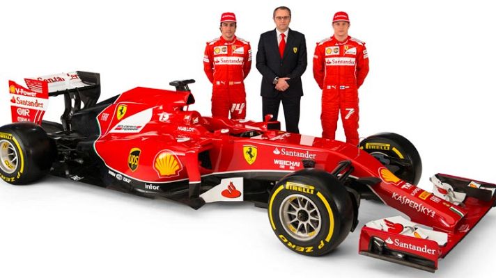 Telediario 1 - Ferrari presenta el F14 T que pilotarán Alonso y Raikkonen