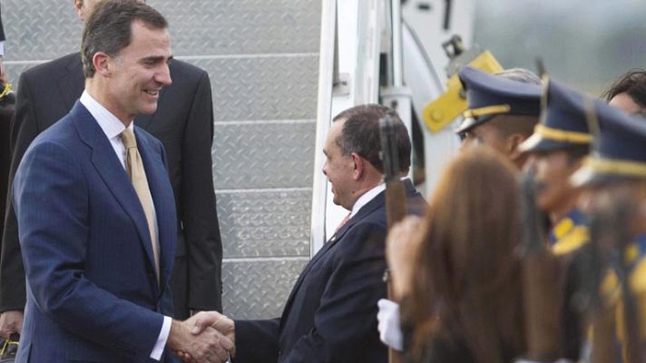 Telediario 1 - El príncipe llega a Honduras